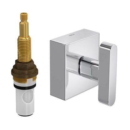 Acabamento Deca para Registro de Pressão 1/2 e 3/4 Pequeno Soul Cromado