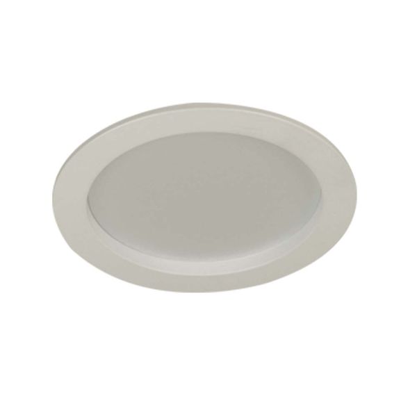 Luminária de embutir redonda com módulo de LED 10W 4030LED3000K branco Bonin