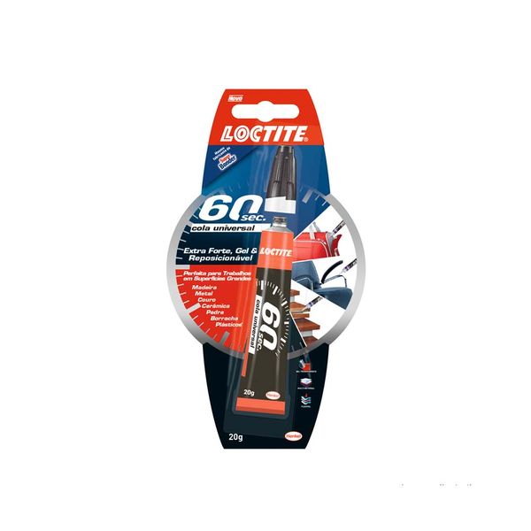 Cola instantanea Gel Loctite 60 segundos 20g Henkel