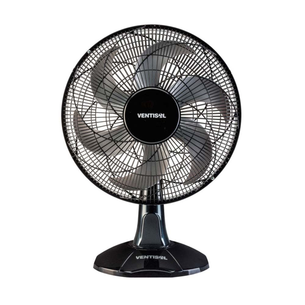 Como manter a casa fresca no verão: 5 dicas eficientes 10 Ventilador de mesa 6 pas Turbo 127V 80W 40cm preto e cinza Ventisol