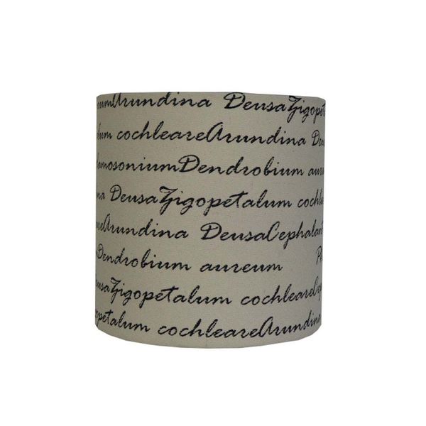 Cúpula de tecido Letras 20x20cm LS Ilumina