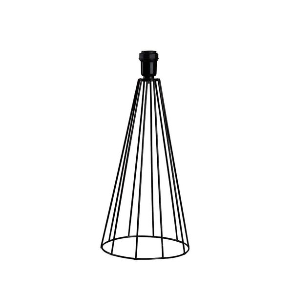 Base de ferro 40x18cm preta LS Ilumina