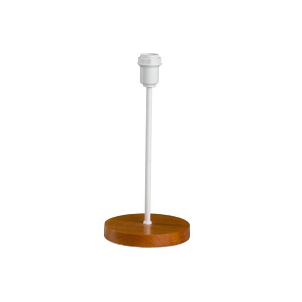 Base de ferro Natural 30cm branca LS Ilumina