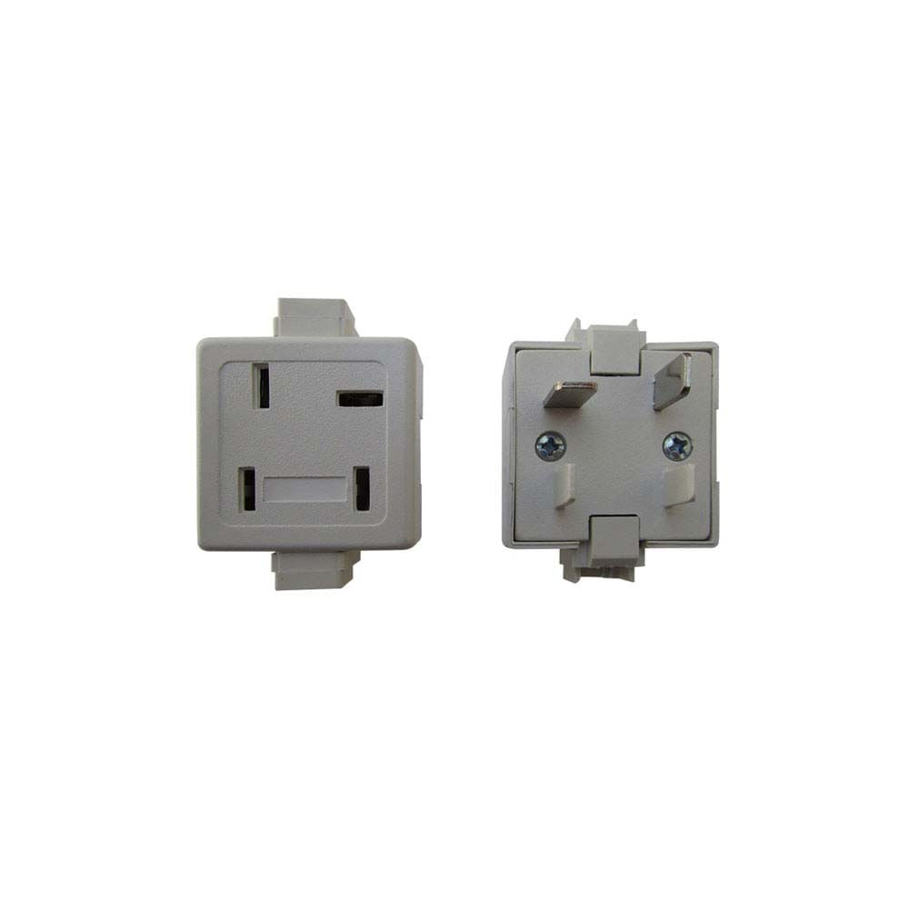 Adaptador telefônico RJ11 3 saídas branco Kit-Flex