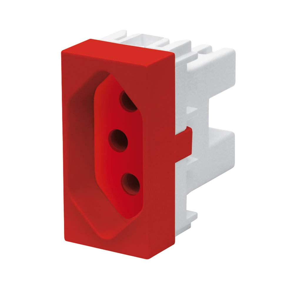 Voltagem 110V ou 220V? Entenda as diferenças e saiba o que é melhor para sua casa 10 Tomada 20A 250V vermelho Habitat Fame