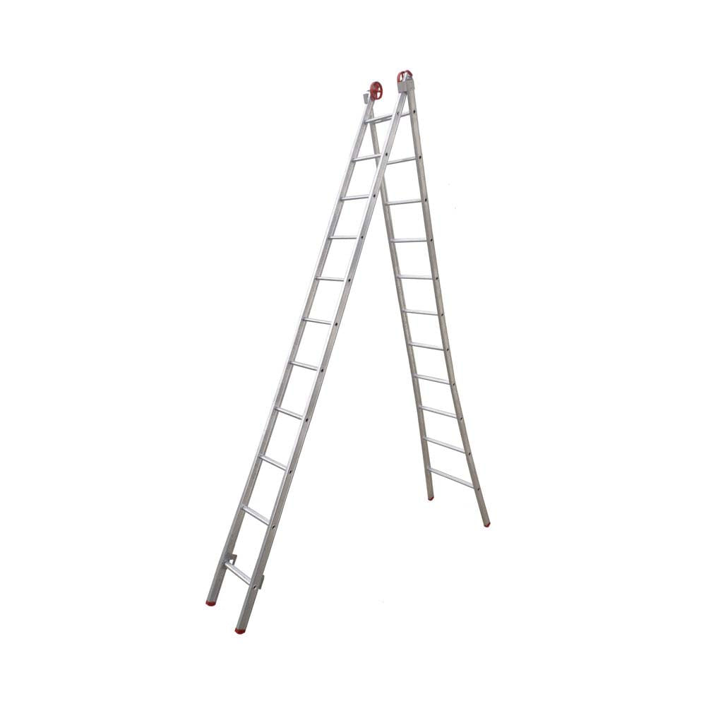 Confira 6 modelos de escada de alumínio e como escolher o melhor 15 Escada Extensiva de aluminio 2x11 22 degraus Botafogo