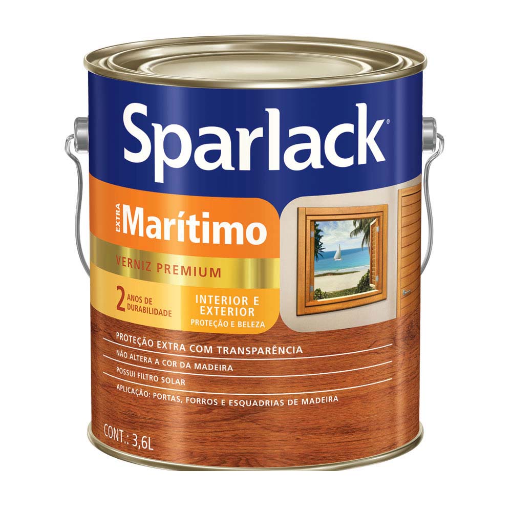 Como aplicar verniz na madeira: passo a passo eficiente 9 Verniz premium Extra Maritimo 36 litros natural Sparlack