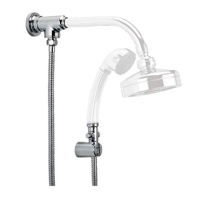Desviador para chuveiro luxo com tubo 33cm cromado Deca