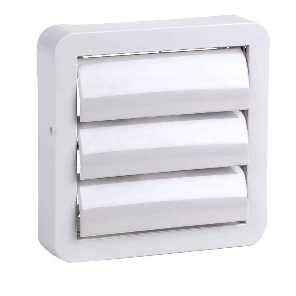 Como instalar exaustor no banheiro: guia sem erros 8 Veneziana auto fechante 100 125mm branco e cinza WDB