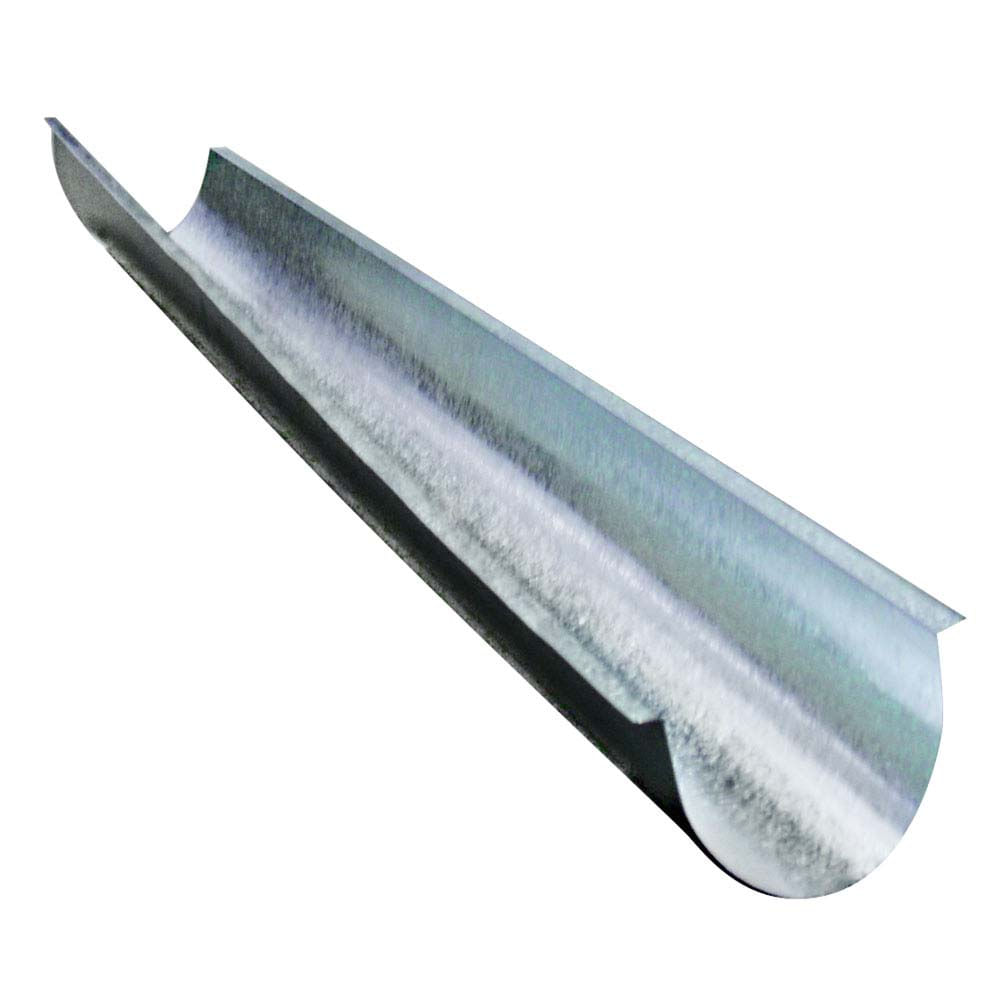 Como escolher calhas de chuva? Saiba o que levar em consideração 20 Calha galvanizada moldura 28 2 metros Platibanda Calhaforte