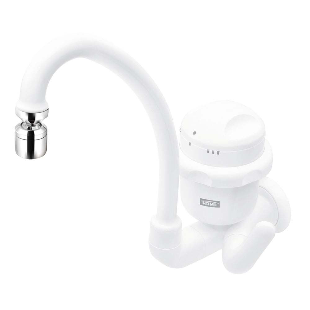 Saiba como escolher uma torneira elétrica com dicas práticas 10 Torneira eletrica de cozinha bica alta 220V 5400W Clima Frio Fame