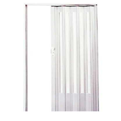 Porta sanfonada de PVC Translucida 210x84cm com fechadura branca BCF