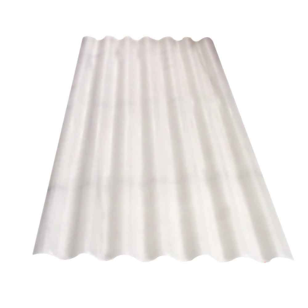 Saiba escolher o melhor tipo de telha para a sua casa 13 Telha ondulada de polipropileno 244x50 11mm branca Atco