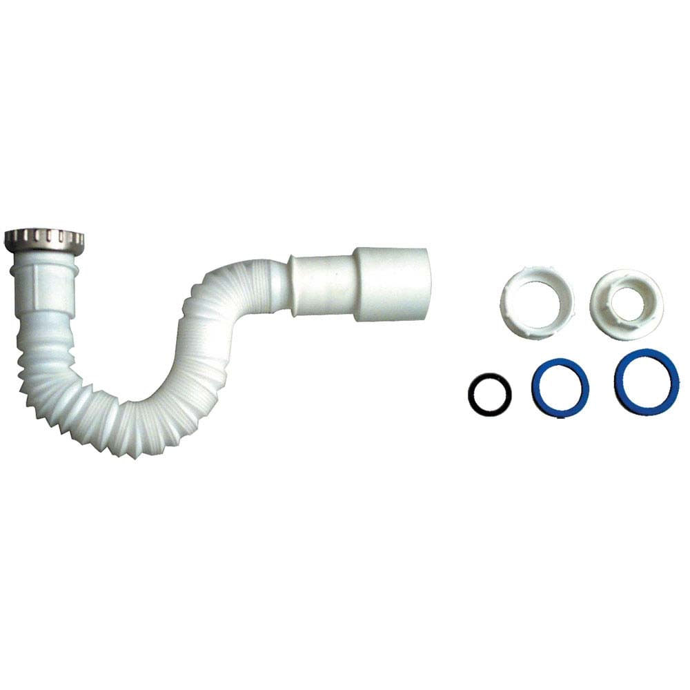 Como fazer hidráulica do banheiro: confira o passo a passo 11 Sifao para lavatorios inteligente de PVC com anel metalico branco Wog