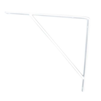 Suporte para prateleira leve 20cm branco Zamar