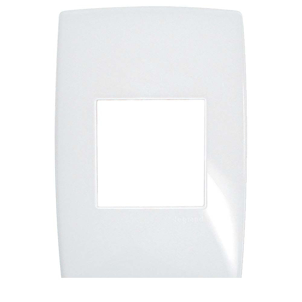 Placa 4x2 2 postos branco gloss Pialplus Pial