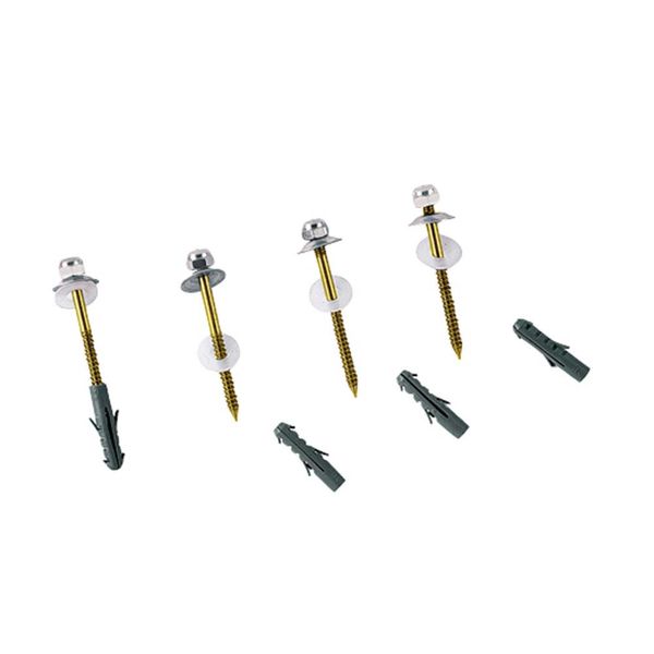 Kit de fixação para lavatório n°10 cromado Forusi