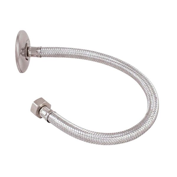 Flexível de inox para tanque 1/2" AP 60cm cromado Forusi