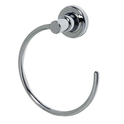 Porta toalha cromado argola Izy Deca