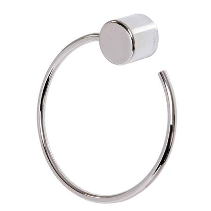 Porta toalha cromado argola Flex Deca
