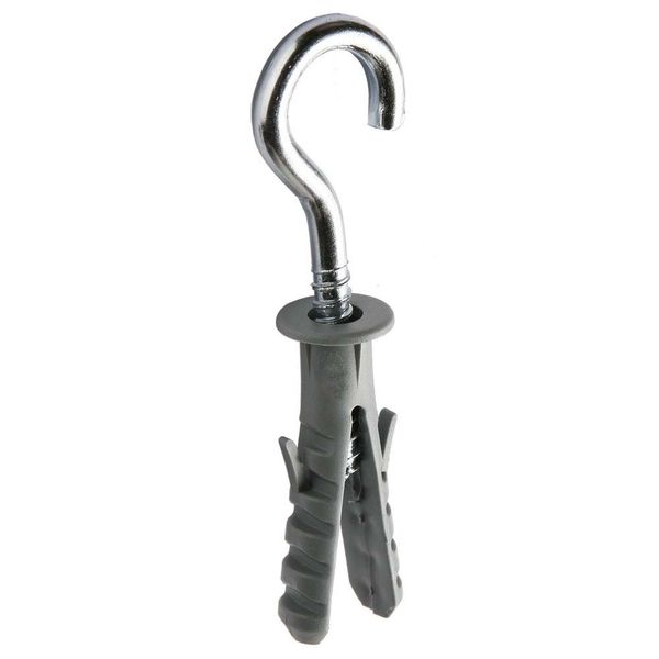 Gancho Zincado 3.0 mm X 50mm Para Bucha de 5mm 5 Peças Fixtil