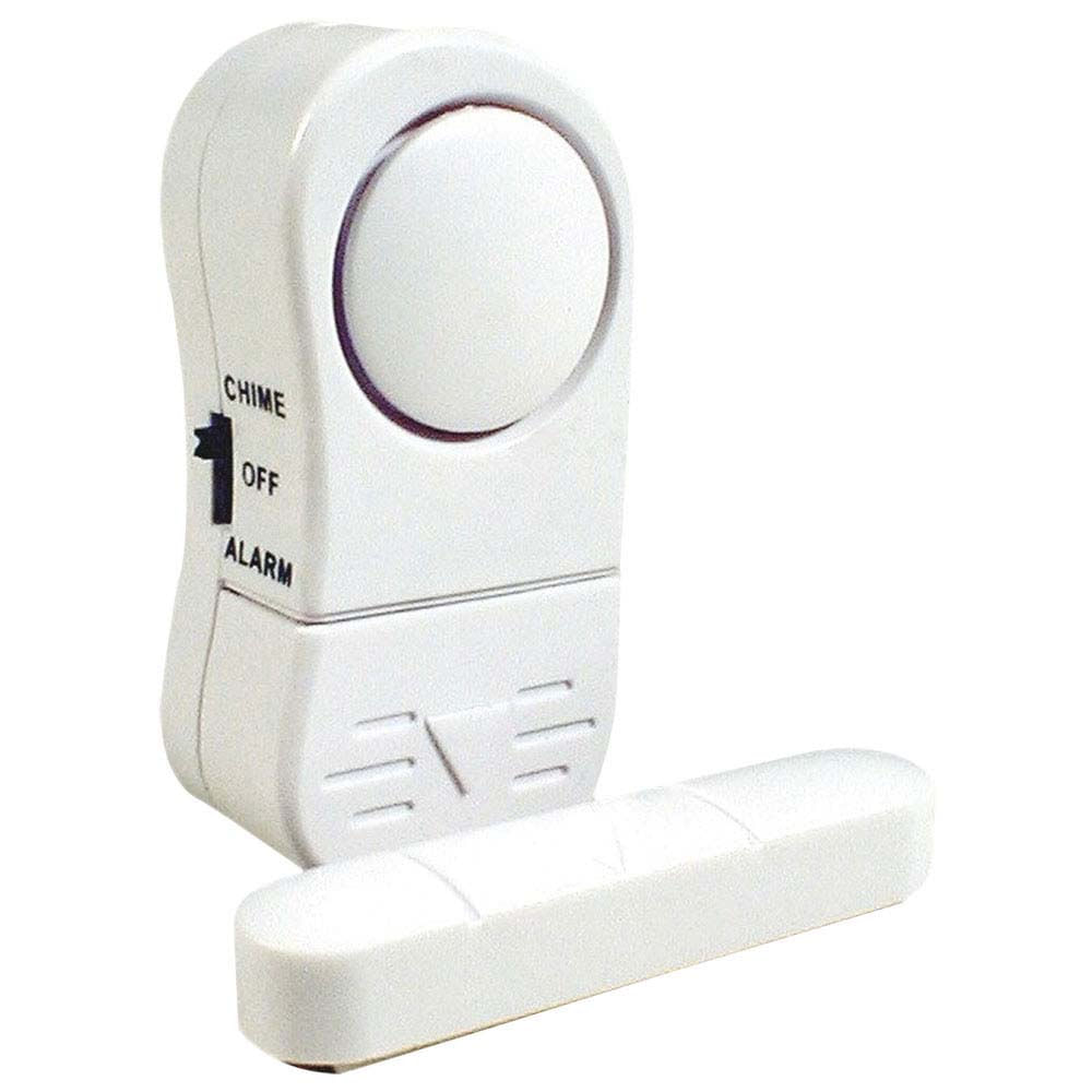 Entenda como funciona o alarme de sensor magnético e como instalá-lo 6 Alarme magnetico para porta e janela a pilha 6001 Key West