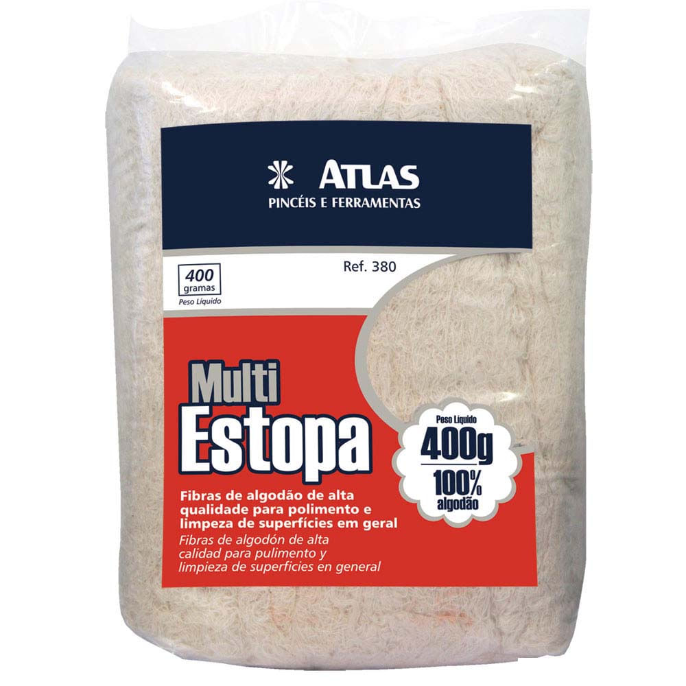 Estopa Multi Algodão 400G Atlas