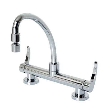 Misturador para cozinha Fast 1256 C59 bica móvel cromado bancada Deca