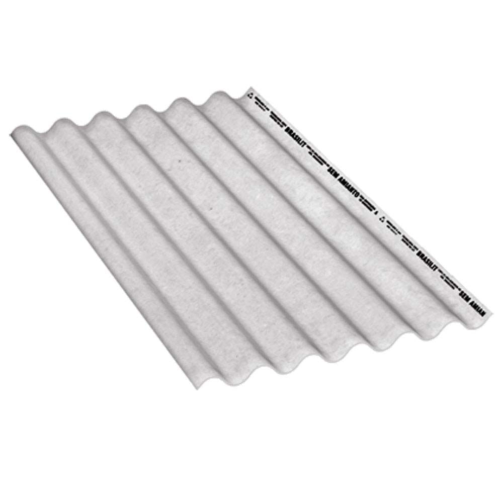 Vantagens e desvantagens da telha ecológica 3 Telha ondulada de fibrocimento 305x110cm 6mm cinza Brasilit