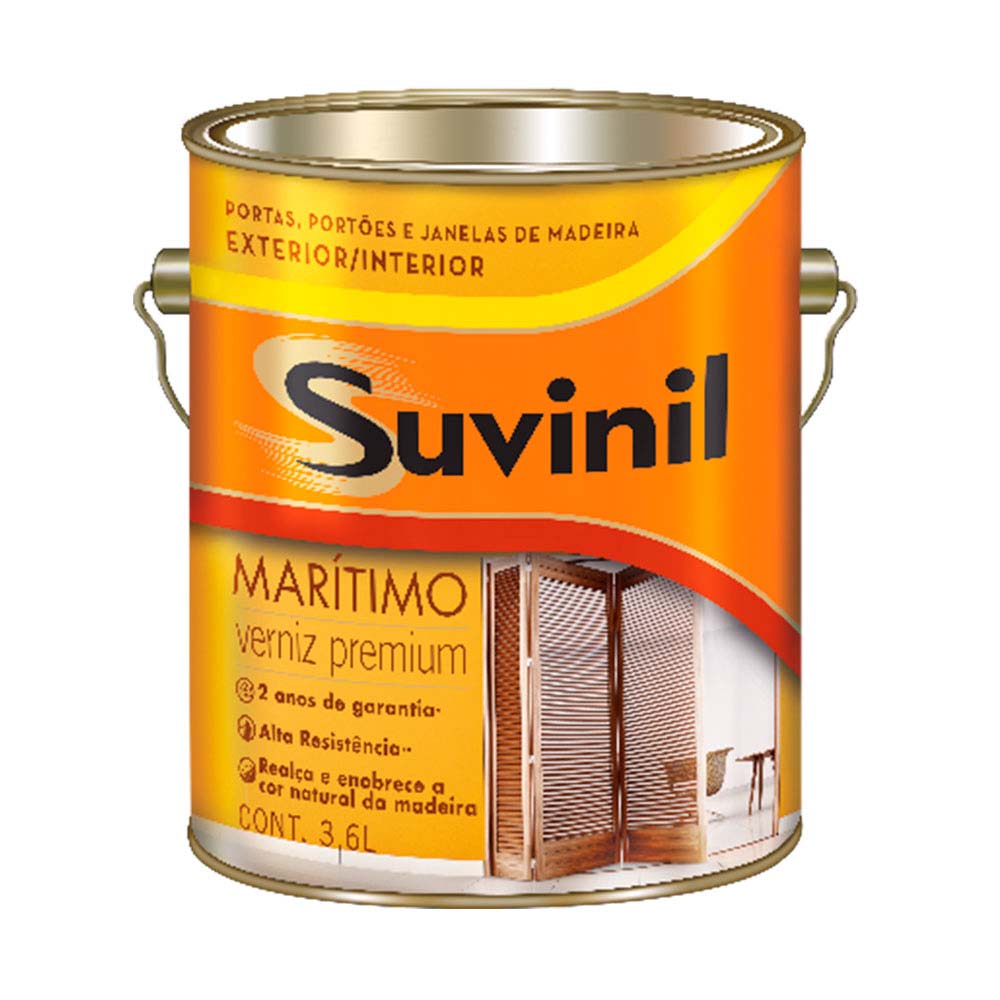 Verniz Maritimo 36 litros brilhante incolor Suvinil