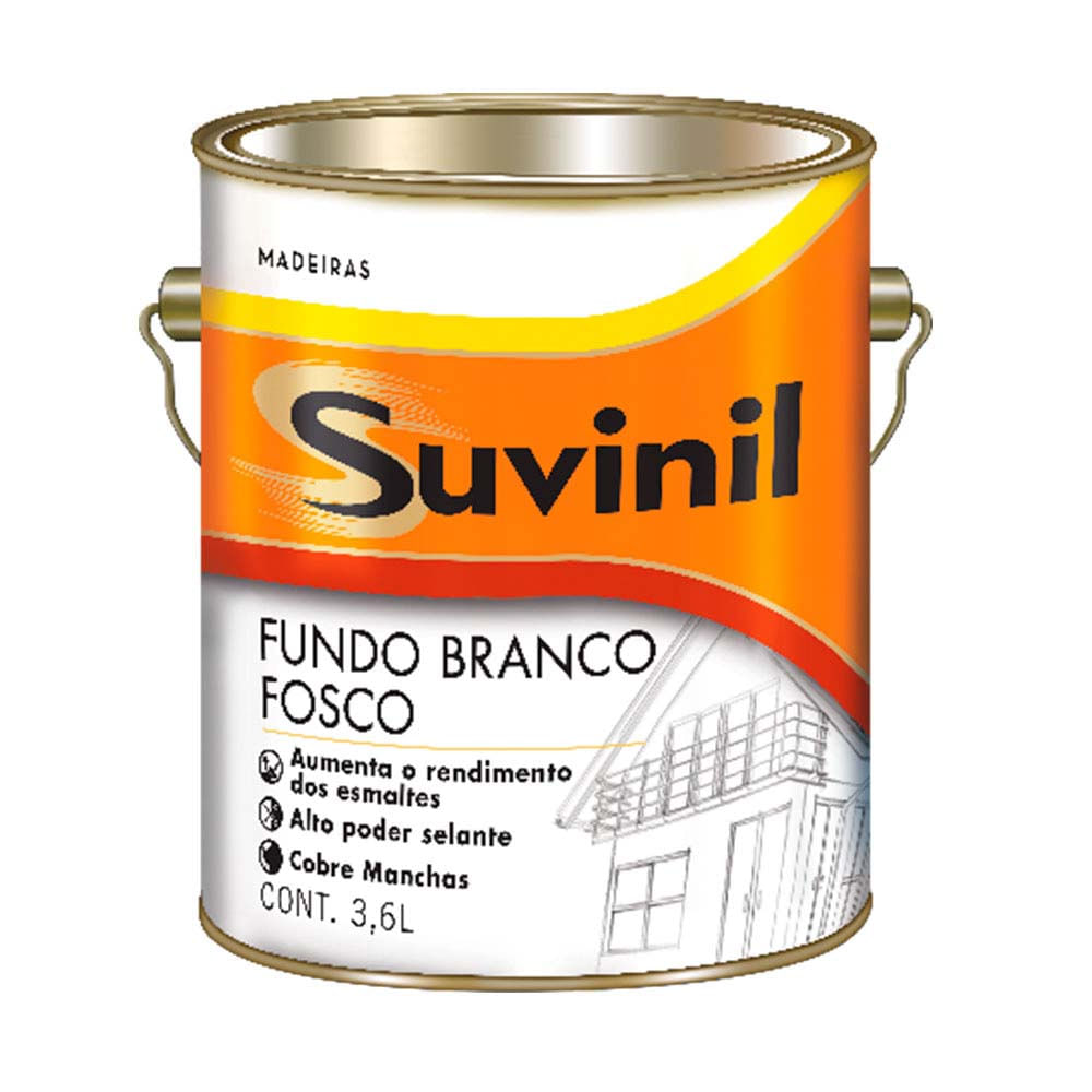 Entenda se o melhor para a sua obra é usar selador ou fundo preparador 11 Fundo Preparador para madeira 36 litros branco Suvinil