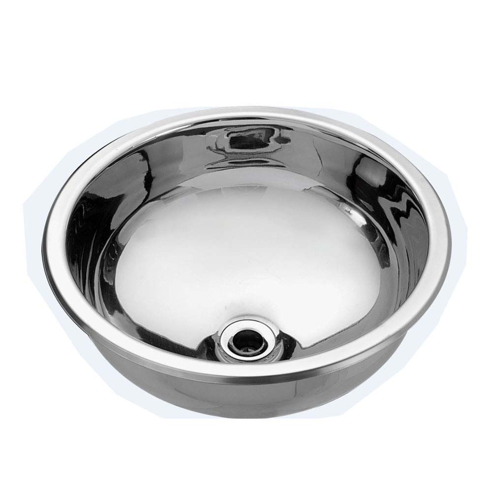 8 dicas e ideias para decorar o lavabo 18 Cuba de inox para lavabo redonda 30 cm 10060 Franke