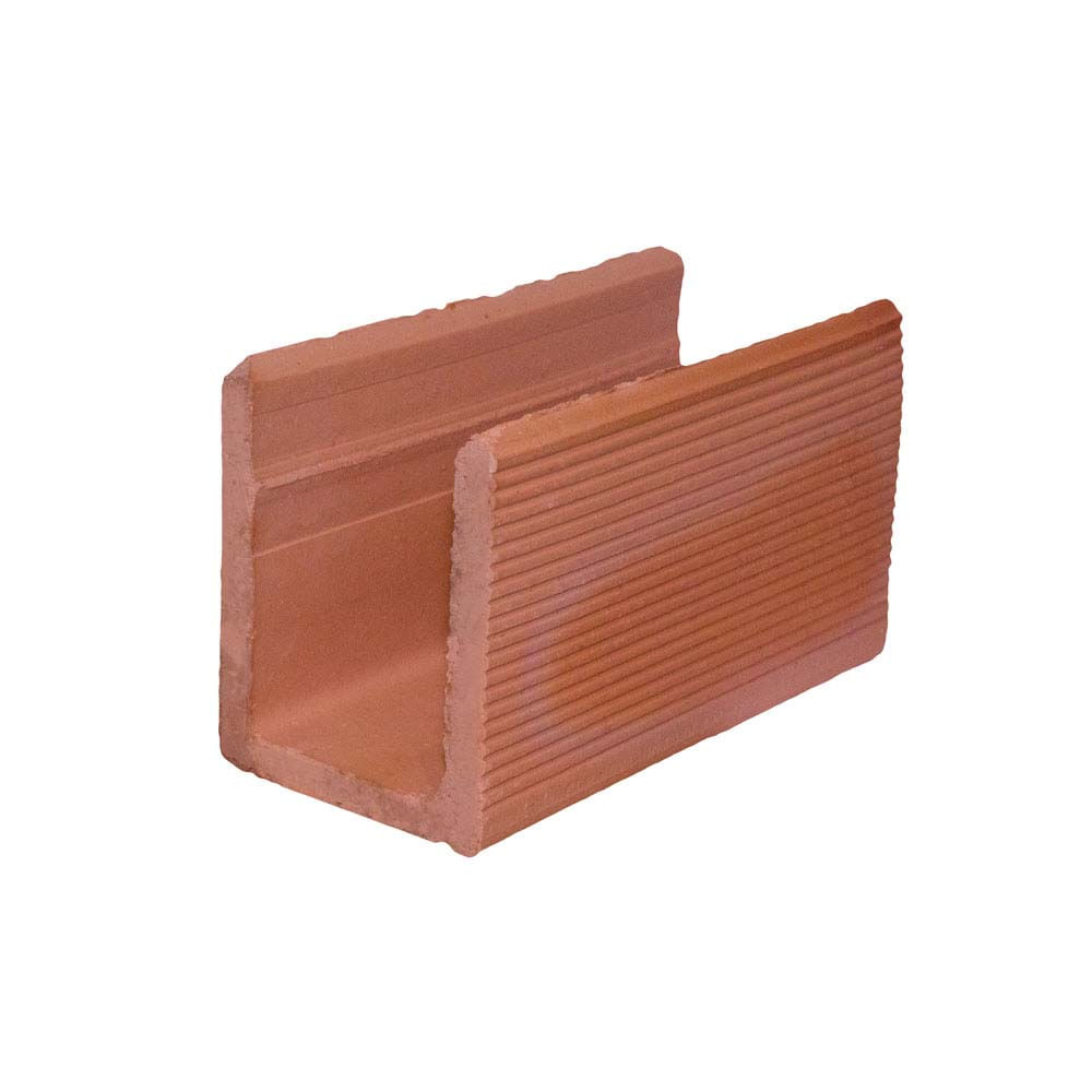 Veja como calcular a quantidade necessária de canaletas de concreto por m² 7 Canaleta ceramica 115x14x24 Nova Conquista