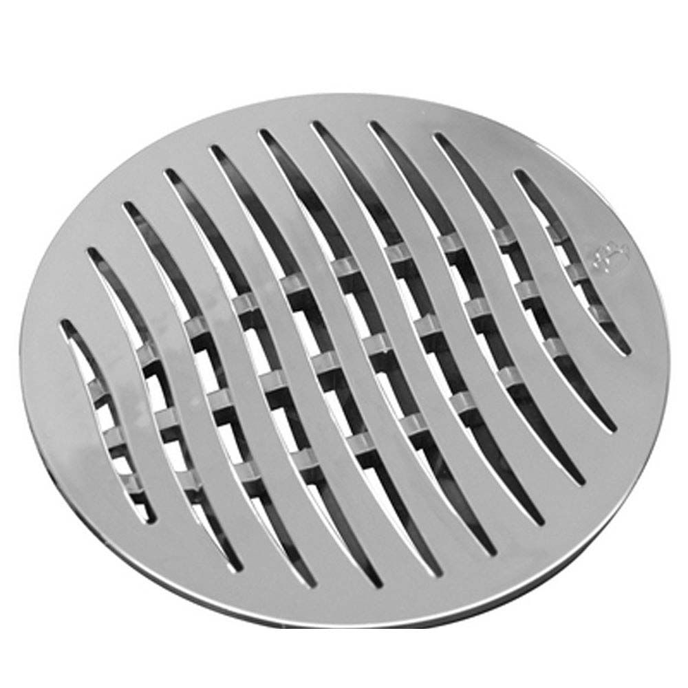 Grelha Redonda Cromada 100mm (7899349108583)