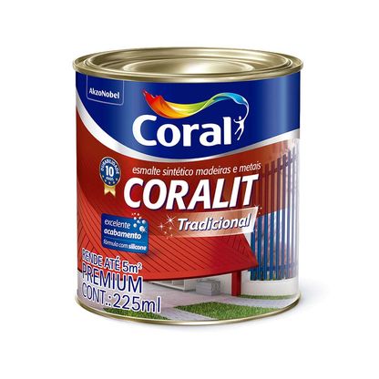 Esmalte sintético alto brilho Coralit Ultra resistência ouro 0,9L Coral Esmalte sintético alto brilho Coralit Ultra resistência ouro 0,9L Coral