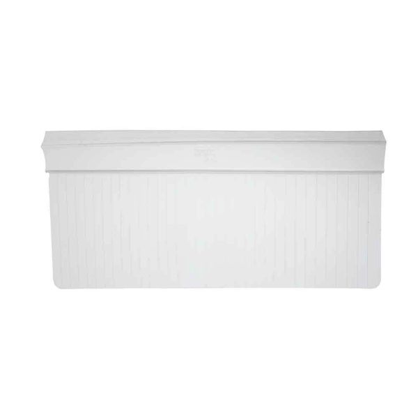 Protetor de pia com ventosa de 100cm PVC branco e transparente Secalux