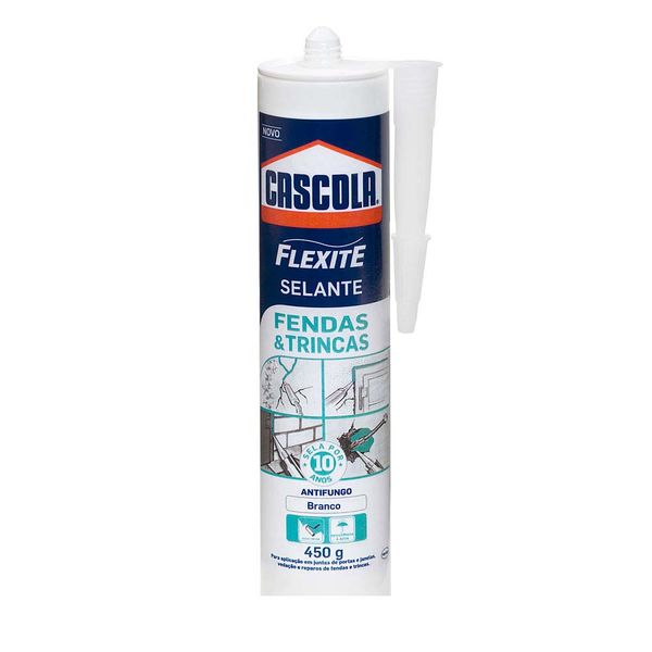 Selante Acrilico Cascola Fendas e Trincas Branco 450g Henkel