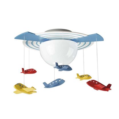 Pendente de madeira Avigo de disco para lâmpada E27 bivolt 40W Philips