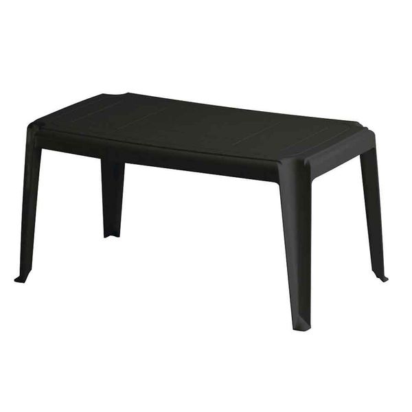 Mesa retangular Prisma preto Mob