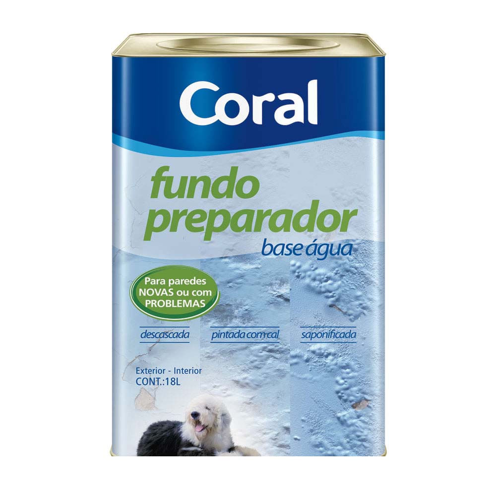 Tinta Esmalte A Base D água Coral Preço Fundo Preparador Para Paredes Base Agua 18 Litros Branco Coral