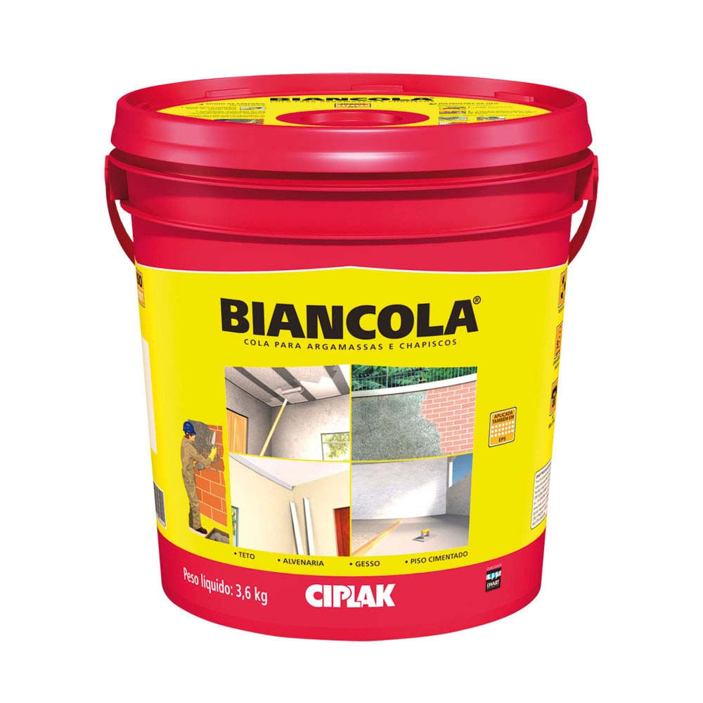 Como pintar parede de chapisco 10 Biancola 36 Litros Ciplak