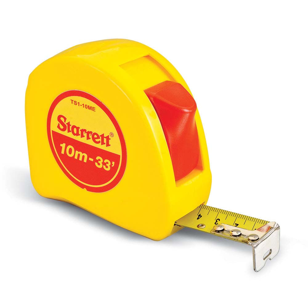 Por que usar uma trena digital a laser no lugar de uma trena de bolso tradicional? 9 Trena de bolso 10 metros em mm e polegada KTS1 10ME S Starrett