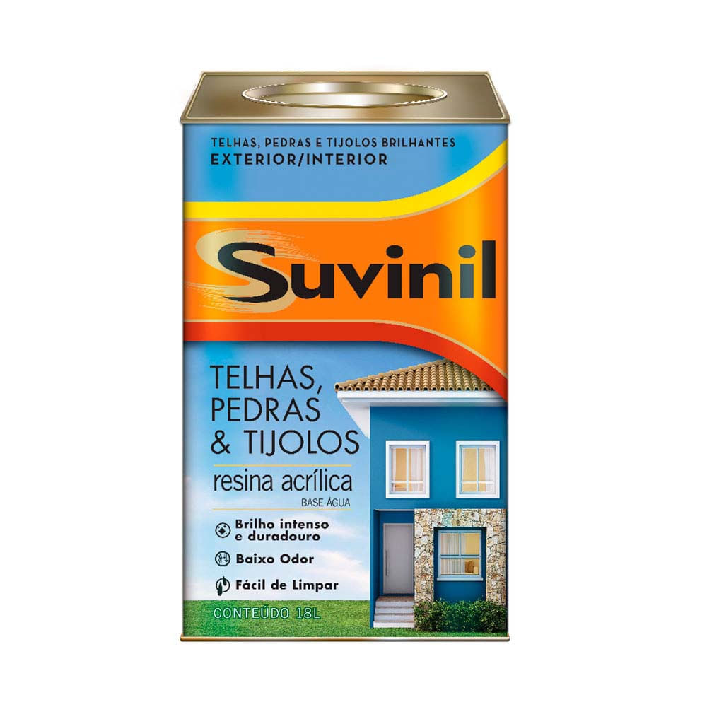 Tinta Suvinil Cinza Cromio 18 Litros Preço Resina Acrilica Base Agua Cinza 18 Litros Suvinil Telhanorte
