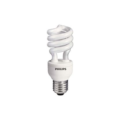 Lâmpada eletrônica fluorescente Eco Home Twister 127V 15W luz suave Philips
