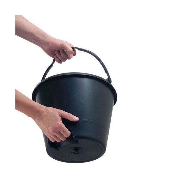 Balde Plástico Preto Cortag
