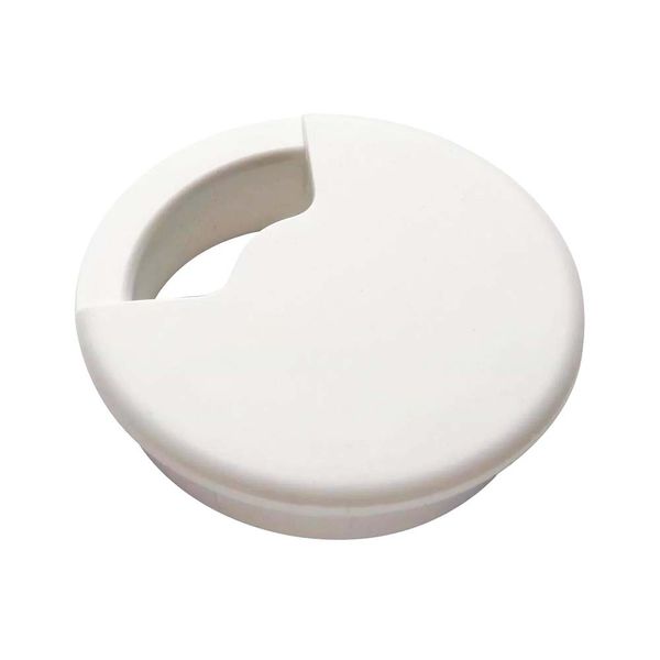 Passa fio para mesa 59mm branco Bemfixa