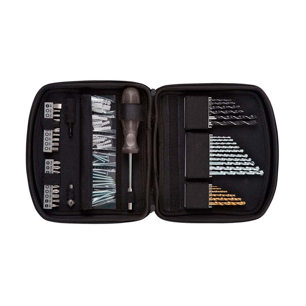 9 dicas de modelos de parafusadeira elétrica para investir 8 Furadeira eletrica 3 8 110V 550W 6550 com 45 acessorios preto e vermelho Skil