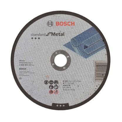 Disco de corte para metal 180mm grão 30 Bosch