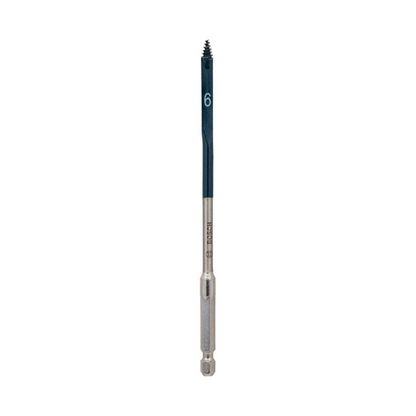 Broca chata para madeira Selfcut Speed 6x152mm fresa plana Bosch