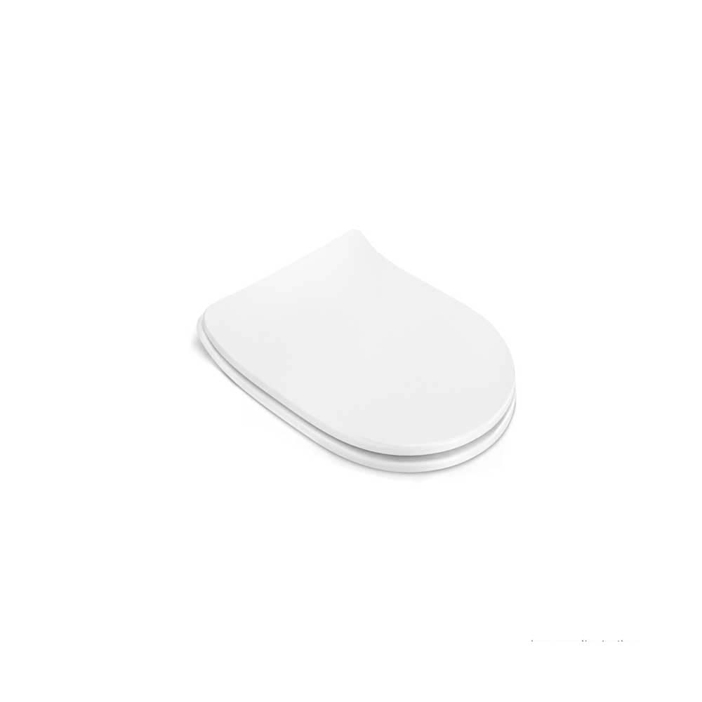 Assento sanitário Inspira Round resina termofixa amortecida branco Roca